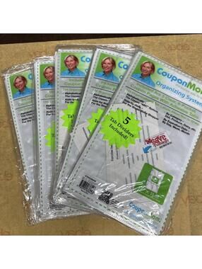 5 Packs Coupon Mom Organizing System Set 5 Tab Dividers Extreme Couponing